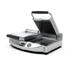 Appareil  panini vitrocramique double dessus rainure  SPIDOCOOK SP 020 ER