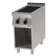 Fourneau électrique 2x feu avec soubassement 400 V | REDFOX
