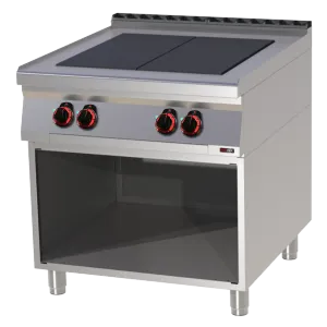 Fourneau électrique 4x feu avec soubassement 400 V | REDFOX SPL 90/80 E