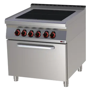 Fourneau électrique avec four à air chaud | REDFOX SPLT 90/80 11 E