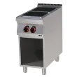 Fourneau électrique 2x feu avec soubassement 400 V | REDFOX