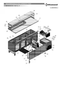 Pi�ces d�tach�es table � pizza CUISTANCE TA-PIZZA_CUISTANCE