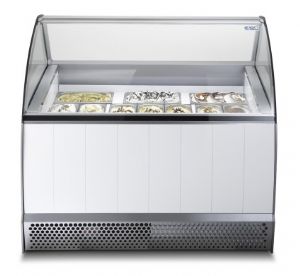 Vitrine rfrigre  crme glace 10 bacs BERMUDA