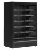 Vitrine rfrigre verticale noire libre service portes battantes longueur 1330mm TEFCOLD