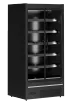 Vitrine rfrigre verticale noire libre service portes battantes longueur 1017mm TEFCOLD