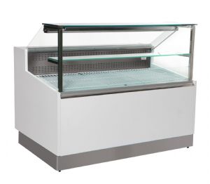 Vitrine réfrigérée STUART avec réserve - Longueur 1450mm - STUA15/BLANC Vitrine réfrigérée STUART avec réserve - Longueur 1450mm - STUA15/BLANC