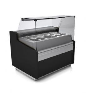 Vitrine rfrigre SPIDER avec rserve - structure 4xGN1/1 Longueur 1525mm - SPID150