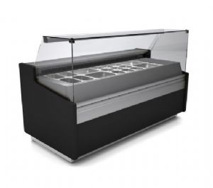Vitrine rfrigre SPIDER avec rserve - structure 5xGN1/1 Longueur 2025mm - SPID200