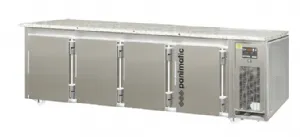 Tour patisserie inox 400x600 statique et ventil 4 portes avec dessus en granite PANIMATIC TR4ND-G