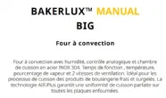 Four patisserie lectrique 16 niveaux 600x400 BAKERLUX MANUAL BIG UNOX XB1083