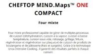 Four mixte lectrique 5 niveaux GN2/3 CHEFTOP MIND ONE UNOX XECC-0523-E1RM + XUC129