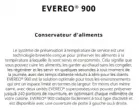 Four de conservation en Temprature 10 niveaux GN1/1 EVEREO 900 UNOX XEEC-1013-EPR