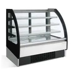Vitrine d'exposition pour pâtisserie vitre bombée AMBAR 1250x810x1300mm INFRICO VBR12R-60hz