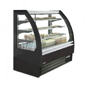Vitrine d'exposition pour pâtisserie vitre bombée AMBAR 1875x810x1300mm INFRICO VBR18R-60hz
