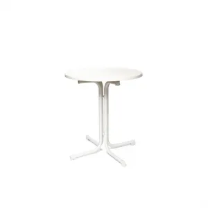 Table de terrasse pliante diamtre 70cm blanche BERLIN VEBA P18170