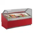 Vitrine d'exposition pour pâtisserie avec réserve réfrigérée 1622x985x1345mm INFRICO