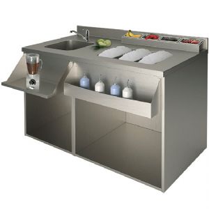 Table de prparation de cocktail largeur 1200mm VIRTUS - CSC6001200