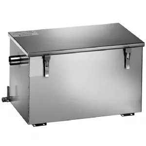 Bac  graisse professionnel inox 44 litres avec couvercle VIRTUS GGZ0004/W