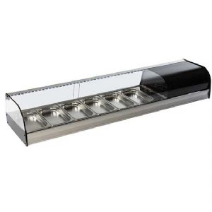 Vitrine  tapas rfrigre 6x GN1/3 MASTRO - TPFR6IA
