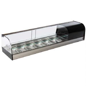 Vitrine  tapas rfrigre 6x GN1/3 MASTRO - TPFR6IA2S
