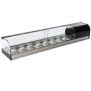 Vitrine  tapas rfrigre 8x GN1/3 MASTRO - TPFR8IA2S