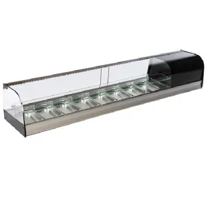 Vitrine  tapas rfrigre 8x GN1/3 MASTRO - TPFR8IA2S TPFR8IA2S