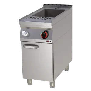 Cuiseur à pâtes électrique 33 l avec soubassement 400 V | REDFOX VT 90/40 E