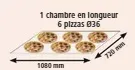Four  pizza lectrique 1 chambre 6 pizzas 36 TORNATI FORNI - XL76M XL76M