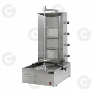 Machine  kbab 3 feux gaz TECHNITALIA